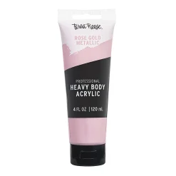 Brea Reese Professional Heavy-Body Acrylic Paint, 4 Oz, Rose Gold