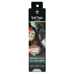 Brea Reese Scratch Art Bookmarks, Ornaments, Set Of 11 Pieces