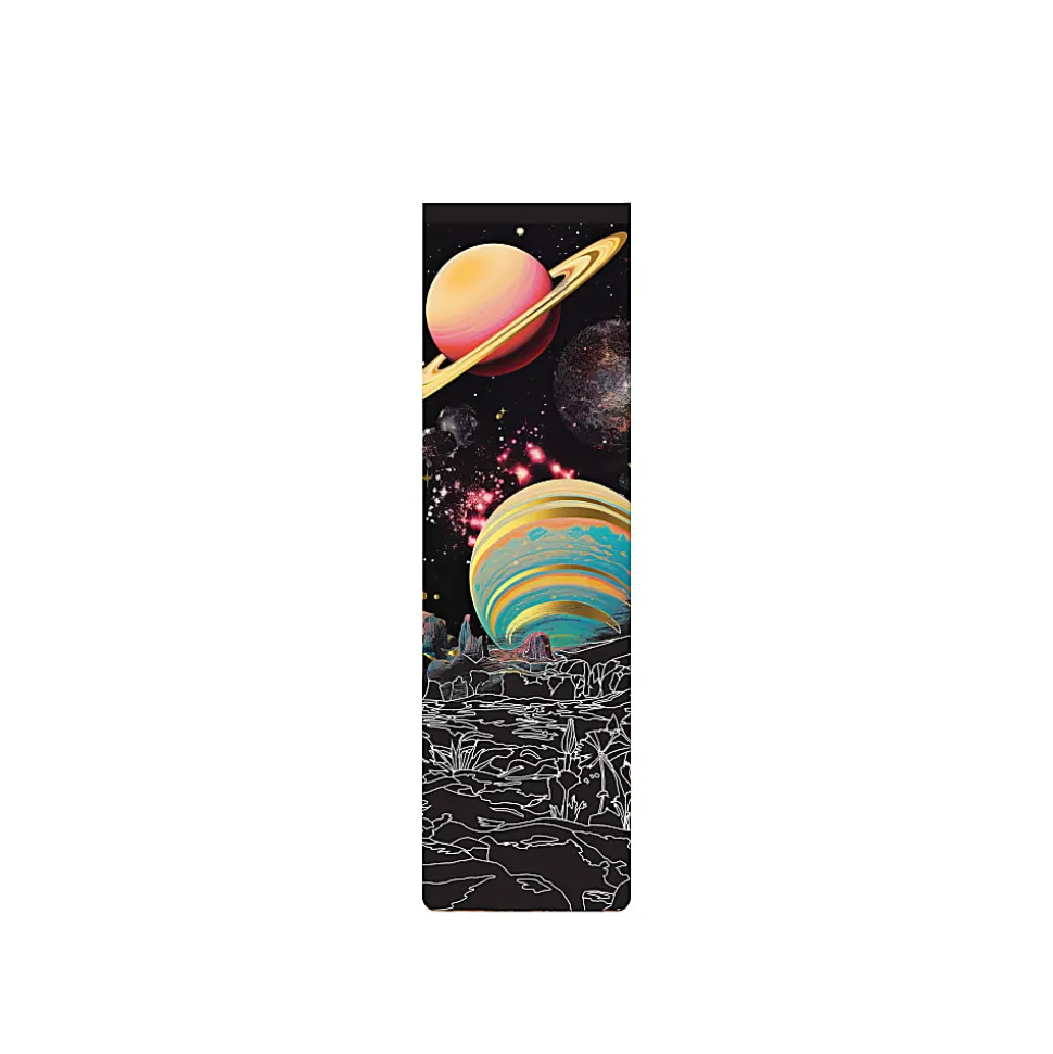 Brea Reese® Scratch Art Bookmark Kit, Surreal, 1-9/10" x 7", Kit Of 11 Pieces
