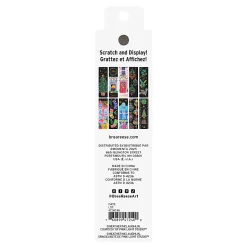 Brea Reese Scratch Art Bookmarks, Bright Watercolors, Set Of 11 Pieces