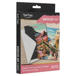 Brea Reese® Scratch Art Card Kit, A2 (4-1/4