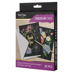 Brea Reese® Scratch Art Card Kit, A2 (4-1/4