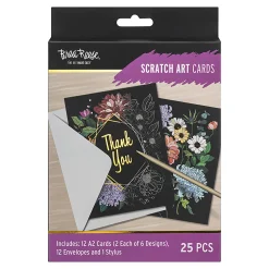 Brea Reese® Scratch Art Card Kit, A2 (4-1/4