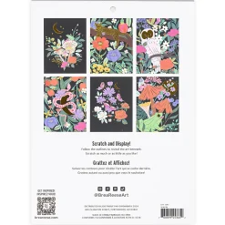 Brea Reese® Scratch Art Paper Pad Kit, 9” x 12”, Mythical Creatures
