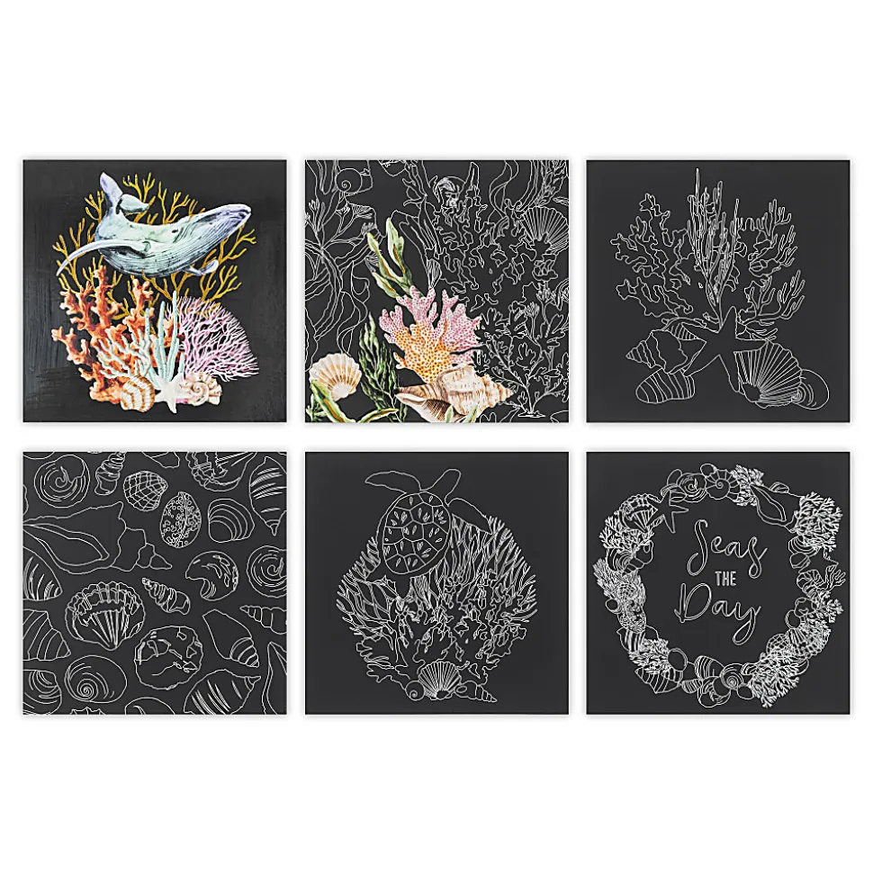 Brea Reese® Scratch Art Paper Pad, 8" x 8", Under the Sea