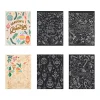 Brea Reese Scratch Art Paper Pad, 6" x 8", 14 Sheets, Retro Holiday Greetings