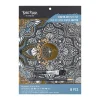 Brea Reese® Scratch Art Paper Pad, 9" x 12", Moon And Sun