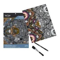 Brea Reese® Scratch Art Paper Pad, 9