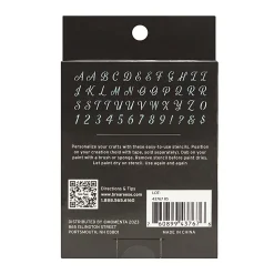 Brea Reese Script Cardstock Stencils, 3