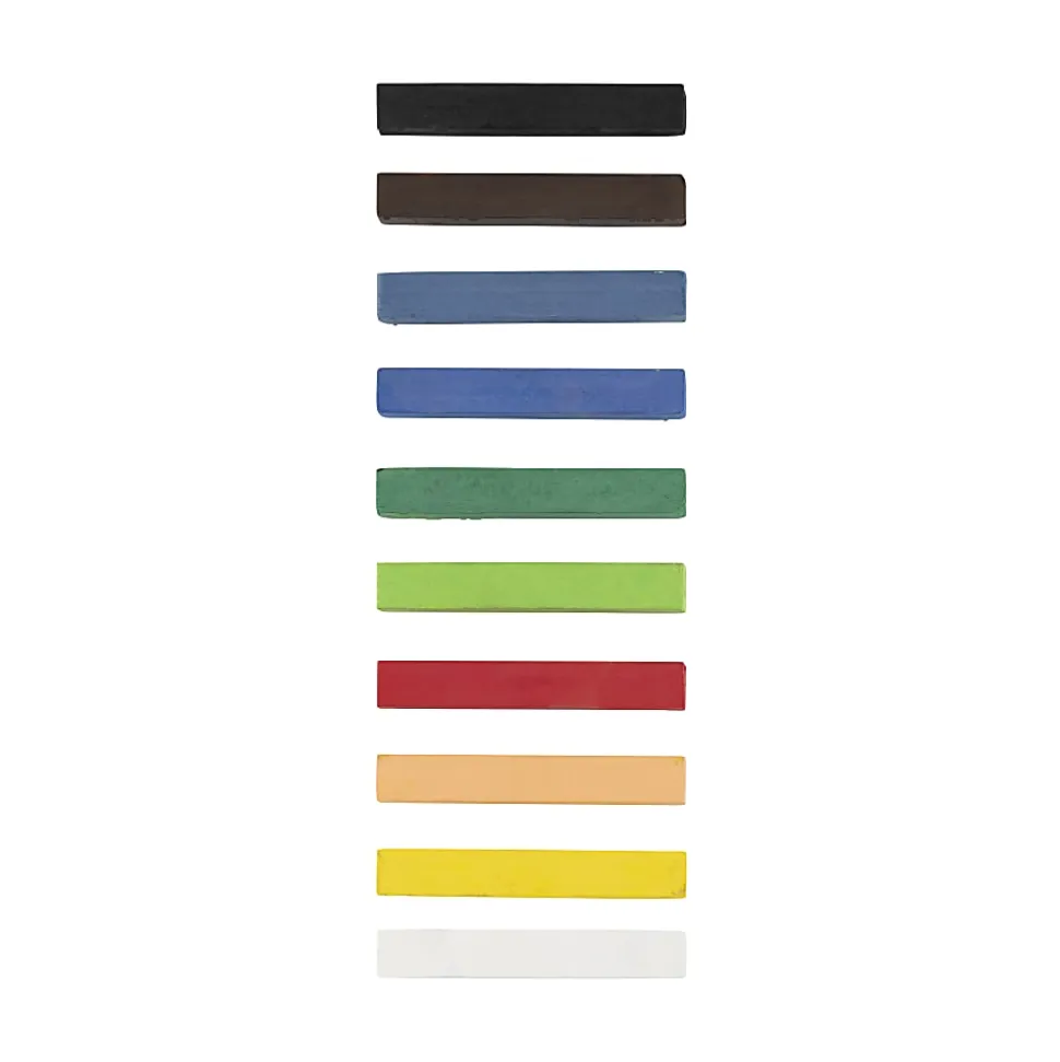 Brea Reese Soft Pastels, Large, Assorted Classic Colors, Pack Of 10 Pastels