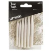 Brea Reese Tortillons, 1/2" x 3", White, Set Of 4 Tortillons