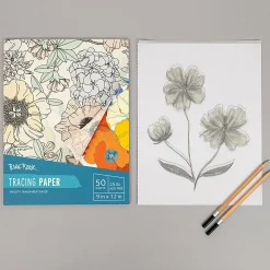 Brea Reese Tracing Paper Pad, 9" x 12", 50 Sheets, White