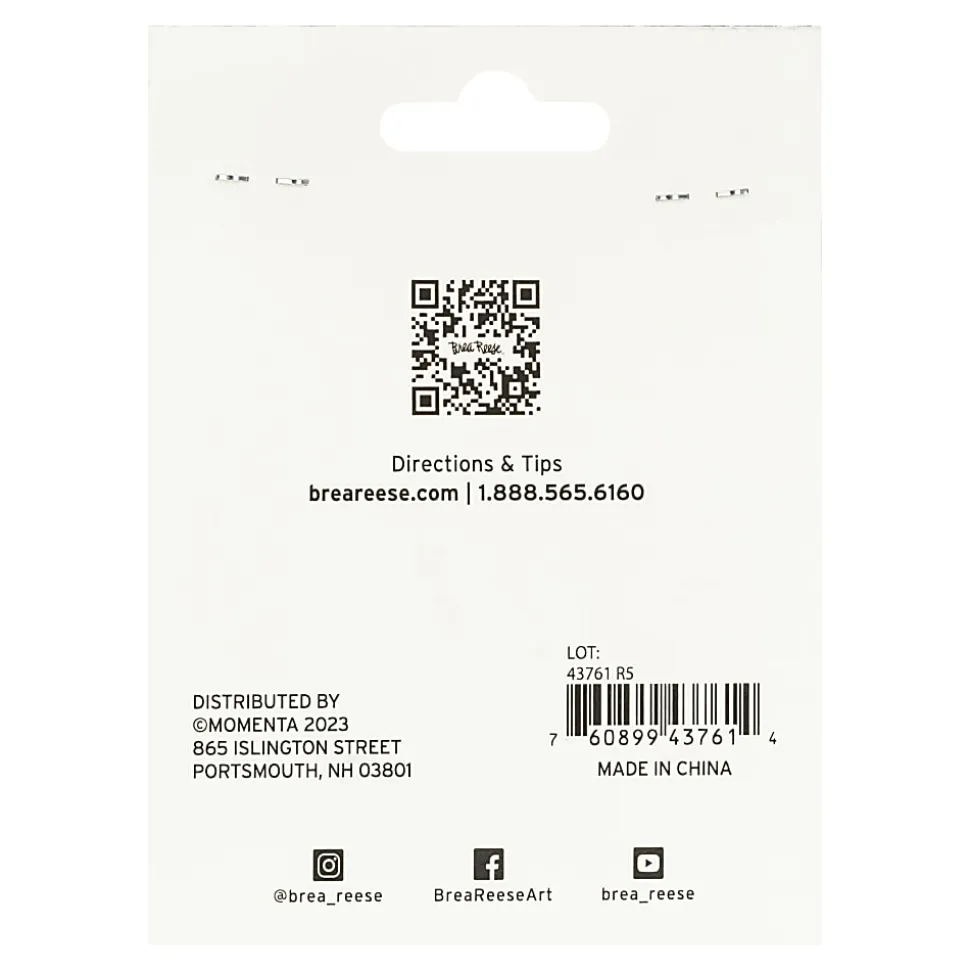 Brea Reese Vinyl Erasers, 7/16" x 3/4", White, Pack Of 2 Erasers