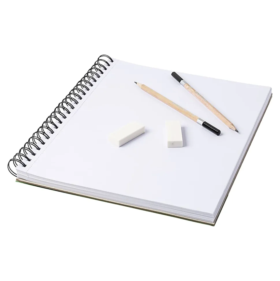 Brea Reese Vinyl Erasers, 7/16" x 3/4", White, Pack Of 2 Erasers