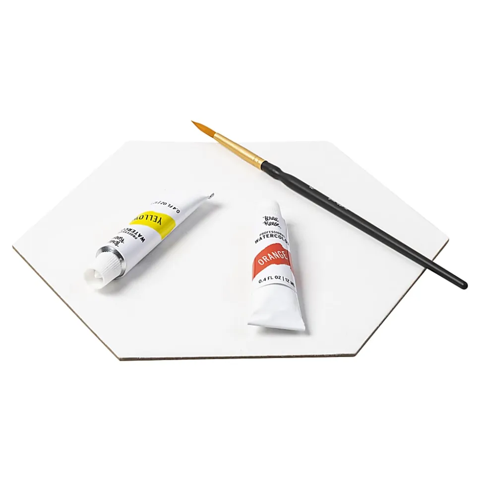 Brea Reese Watercolor Panels, 7-13/16" x 6-3/4", White, Pack Of 3 Panels