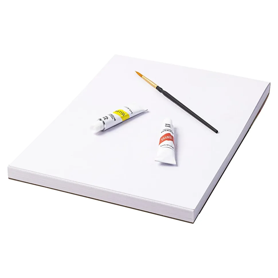Brea Reese Watercolor Paper Pad, 9" x 12", 50 Sheets, White