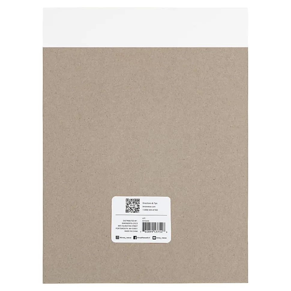 Brea Reese Watercolor Paper Pad, 11" x 15", 12 Sheets, White
