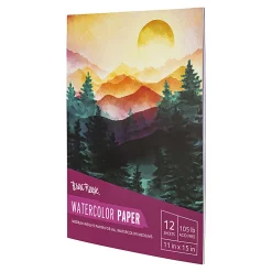 Brea Reese Watercolor Paper Pad, 11" x 15", 12 Sheets, White