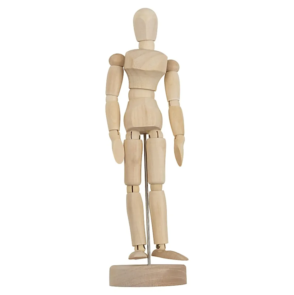 Brea Reese Wooden Artists' Manikin, 8-1/2", Natural