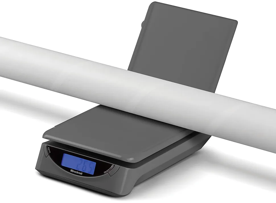Brecknell® Electronic Postal Scale, 25-Lb Capacity, Gray