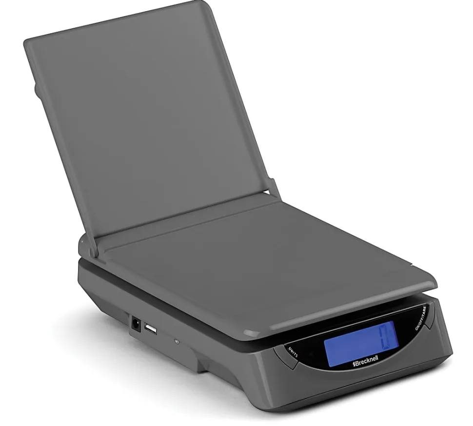 Brecknell® Electronic Postal Scale, 25-Lb Capacity, Gray