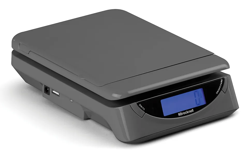Brecknell® Electronic Postal Scale, 25-Lb Capacity, Gray