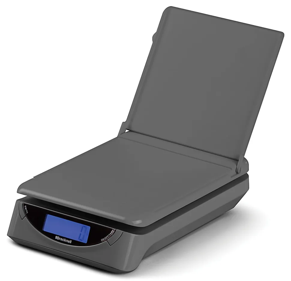 Brecknell® Electronic Postal Scale, 25-Lb Capacity, Gray