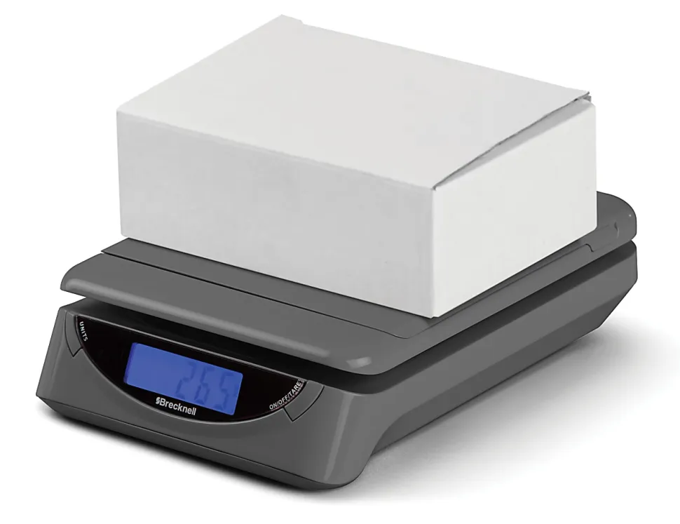 Brecknell® Electronic Postal Scale, 25-Lb Capacity, Gray