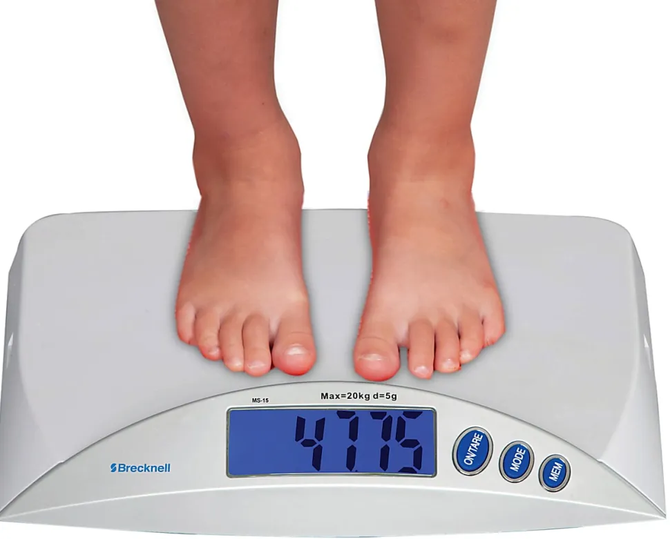 Brecknell® MS-15 Digital Pediatric Medical Scale, 44-Lb Capacity