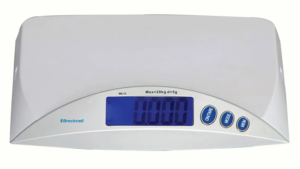 Brecknell® MS-15 Digital Pediatric Medical Scale, 44-Lb Capacity
