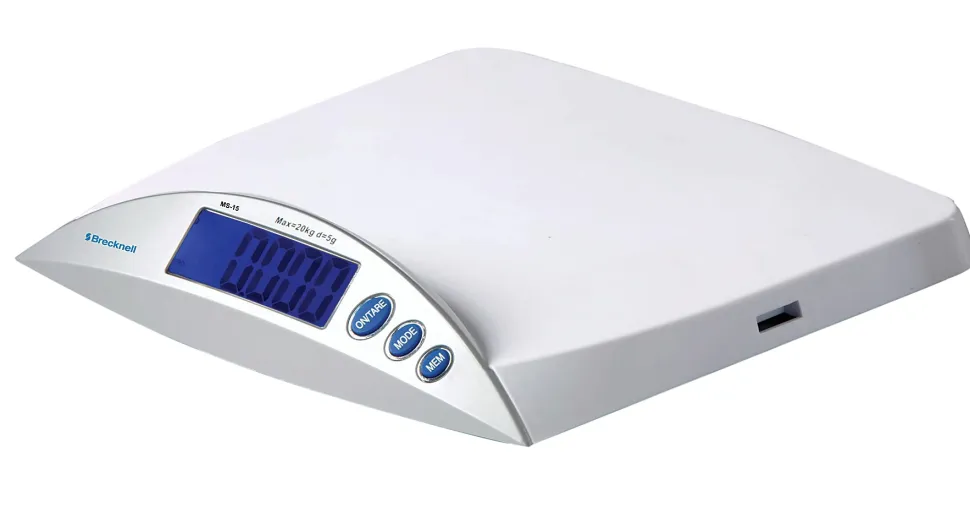 Brecknell® MS-15 Digital Pediatric Medical Scale, 44-Lb Capacity