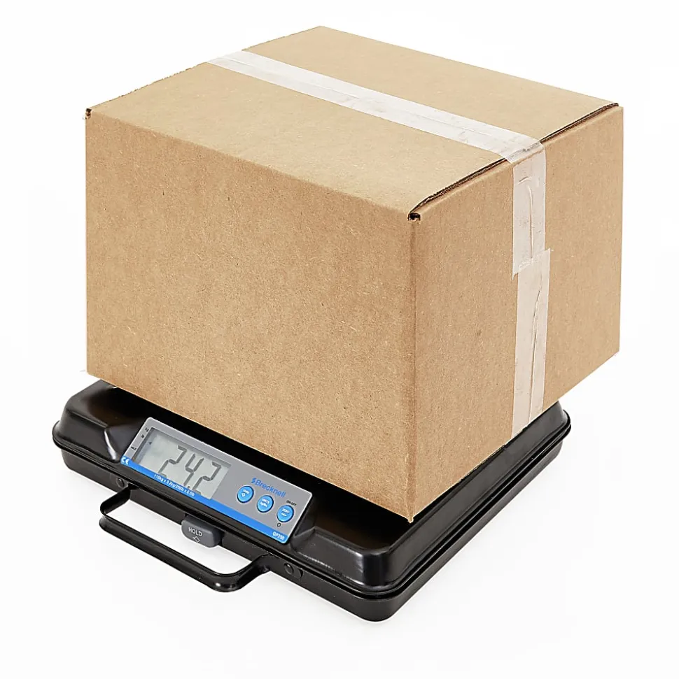 Brecknell Portable Electronic Utility Bench Scale, 250 lb Capacity, 12.5 x 10.95 x 2.2 Platform