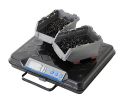 Brecknell Portable Electronic Utility Bench Scale, 250 lb Capacity, 12.5 x 10.95 x 2.2 Platform