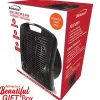 Brentwood® H-F306 1,500-Watt-Max Portable Electric Space Heater and Fan, Black