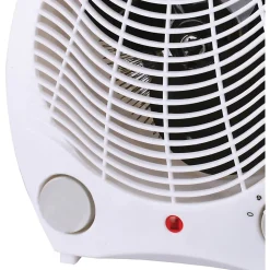 Brentwood H-F302W Convection Heater - 750 W to 1500 W - 2 x Heat Settings - 1500 W - Indoor - Portable - White