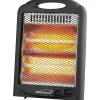 Brentwood H-Q600BK 600-Watt Portable Space Heater - Quartz - Electric - 600 W - 2 x Heat Settings - 600 W - Room - Portable - White