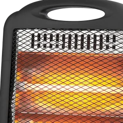 Brentwood H-Q600BK 600-Watt Portable Space Heater - Quartz - Electric - 600 W - 2 x Heat Settings - 600 W - Room - Portable - White