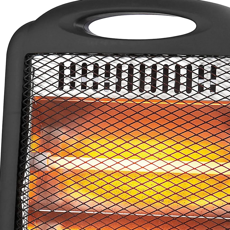 Brentwood H-Q600BK 600-Watt Portable Space Heater - Quartz - Electric - 600 W - 2 x Heat Settings - 600 W - Room - Portable - White