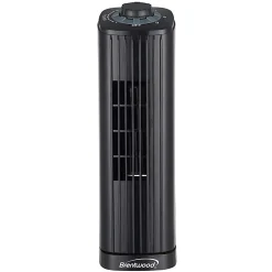 Brentwood® 14-in. 3-Speed Portable Oscillating Tower Fan, Black, F-14TBK