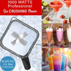 Brentwood® Select 8.5-Cup 1,000-Watt Professional Smart Blender, Black, JBS-1000BK