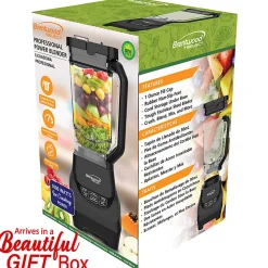 Brentwood® Select 8.5-Cup 1,000-Watt Professional Smart Blender, Black, JBS-1000BK