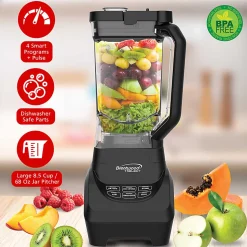 Brentwood® Select 8.5-Cup 1,000-Watt Professional Smart Blender, Black, JBS-1000BK