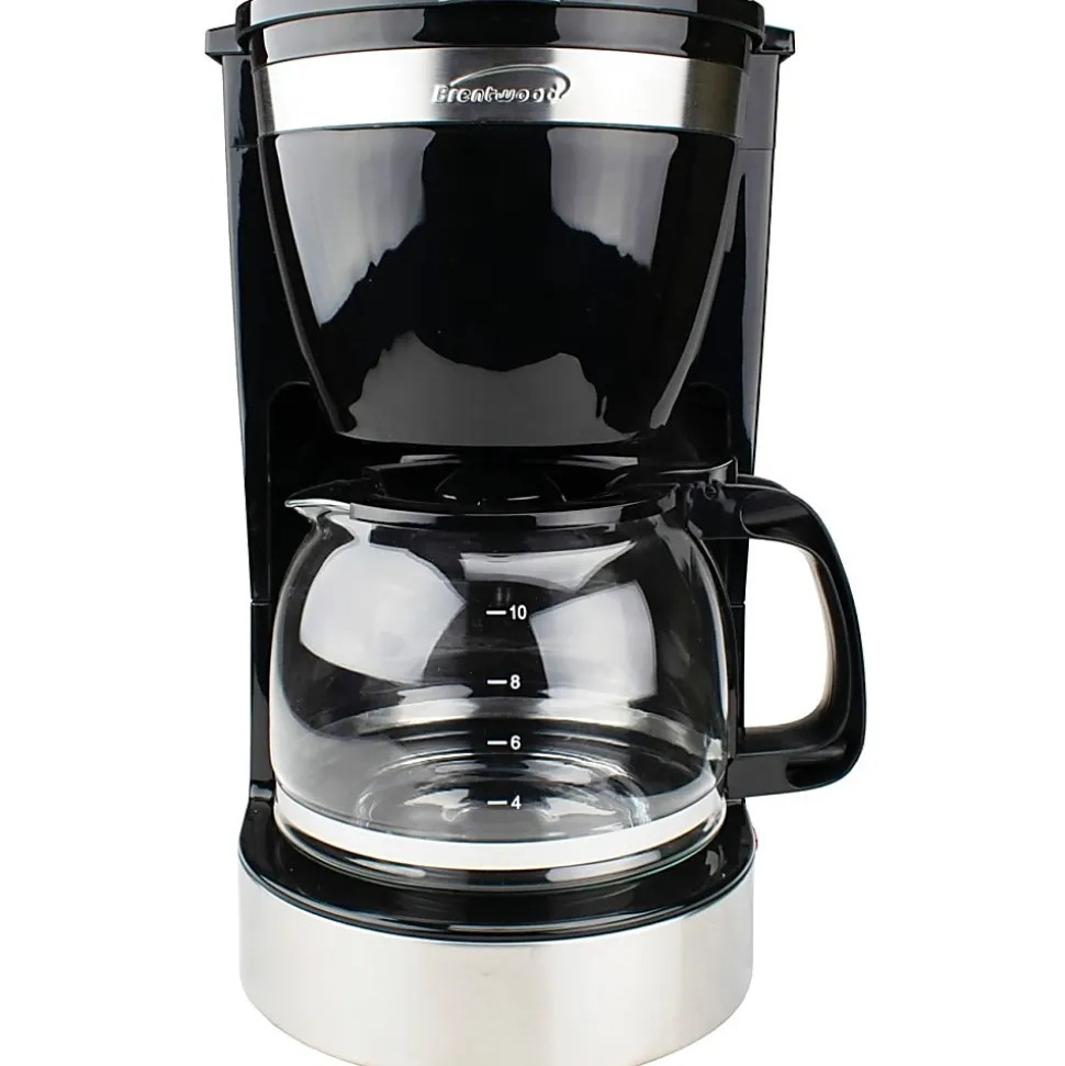 Brentwood TS-215BK 12-Cup Coffee Maker, Black - 800 W - 12 Cup(s) - Multi-serve - Black