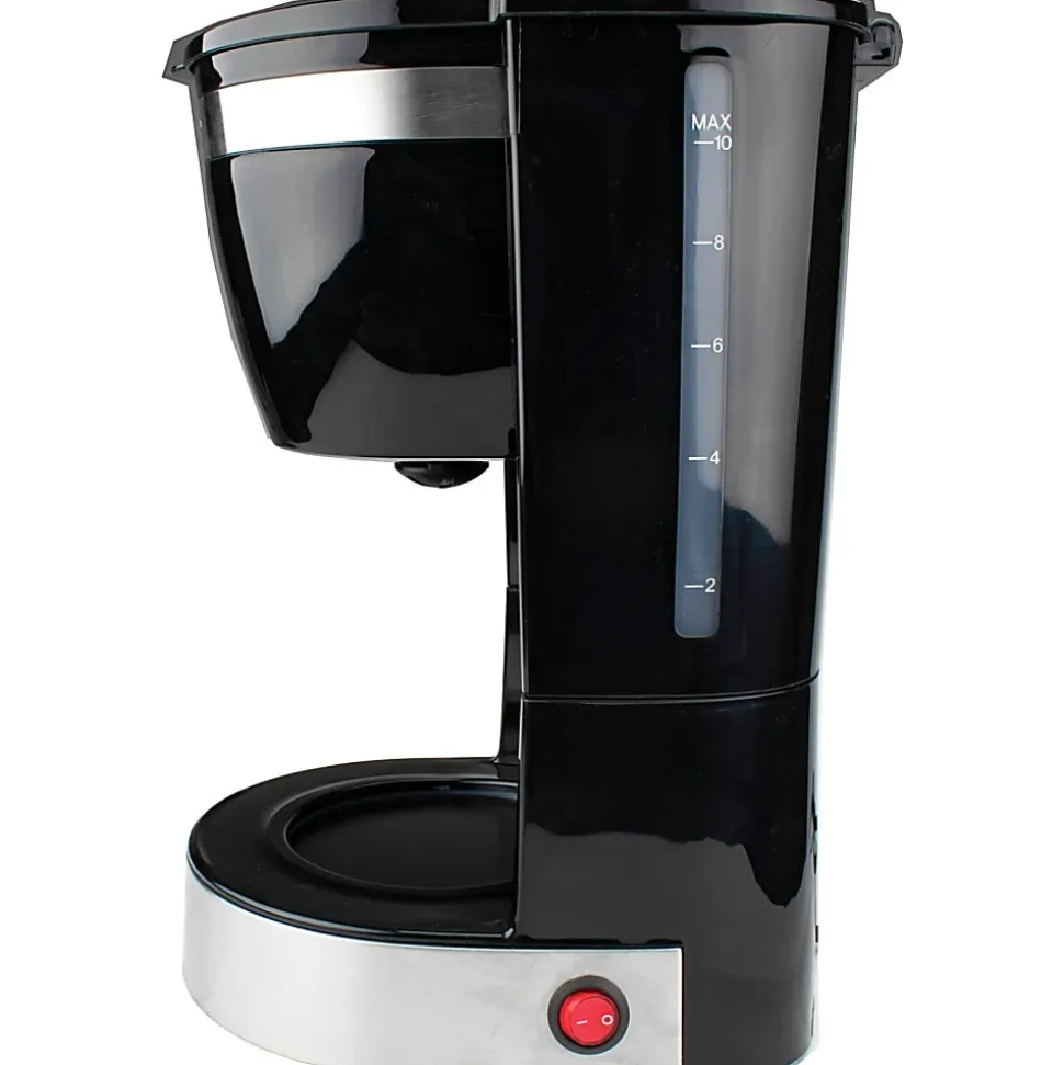 Brentwood TS-215BK 12-Cup Coffee Maker, Black - 800 W - 12 Cup(s) - Multi-serve - Black