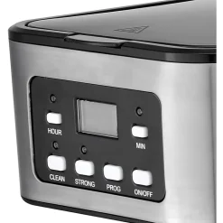 Brentwood TS-222BK 12-Cup Digital Coffee Maker, Black - Programmable - 800 W - 12 Cup(s) - Multi-serve - Timer - Black