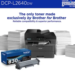 Brother DCP-L2640DW Wireless Compact Monochrome Multi-Function Laser Printer, Refresh EZ Print Eligibility