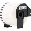 Brother DK4205 Continous Removable Label Tape Roll, 2.4" x 100', Rectangle, White