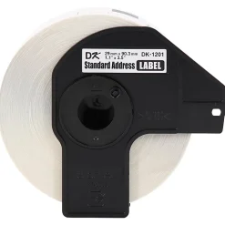 Brother Genuine DK-120124PK Die-Cut Standard Address Labels, 1-3/16