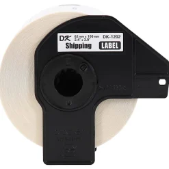 Brother Genuine DK-120224PK Die-Cut Shipping Paper Labels, 2-7/16