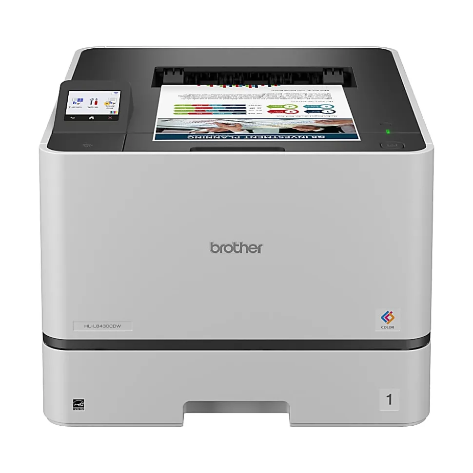Brother HL-L8430CDW Wireless Business Color Laser Printer with Low-Cost Printing
